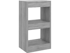 Biblioteca Estantería - divisor de espacios gris Sonoma 40x30x72 cm ES65784