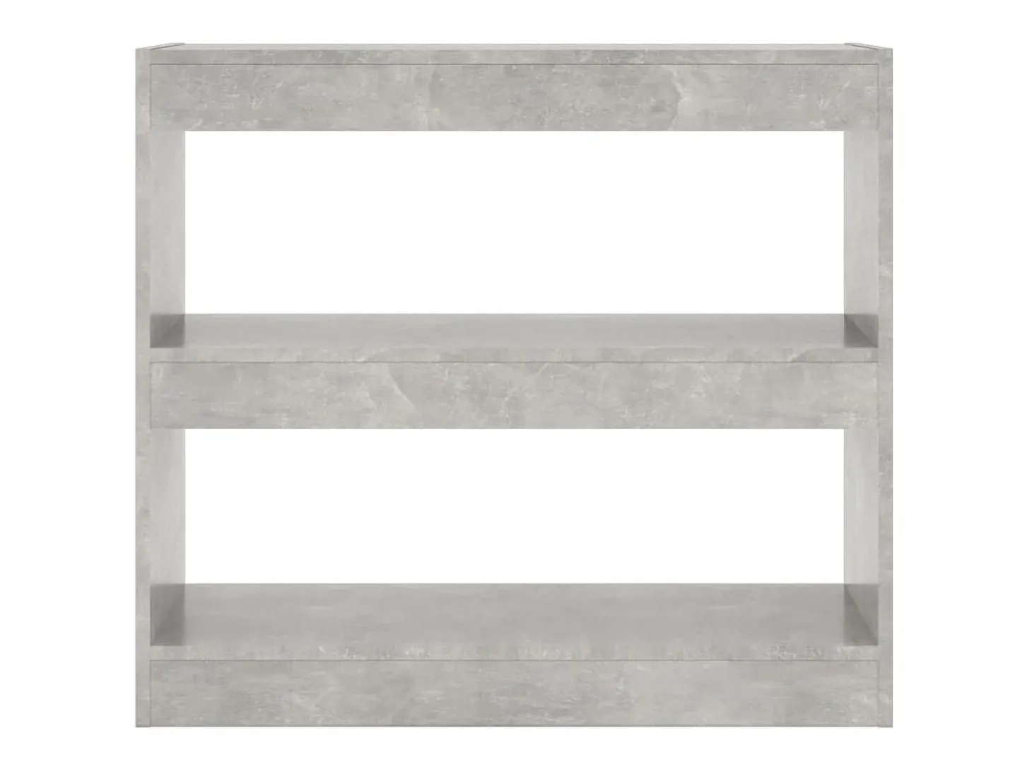 Biblioteca Estantería - divisor de espacios gris hormigón 80x30x72 cm ES97297