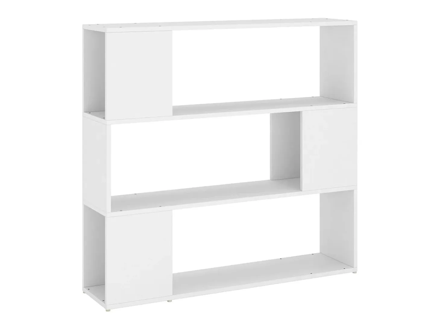 Biblioteca Estantería de libros/divisor de espacios blanco 100x24x94 cm ES25107
