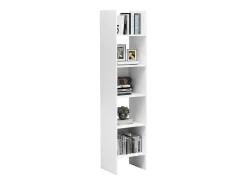 Biblioteca Estantería librería madera contrachapada blanco 40x35x180 cm ES96638