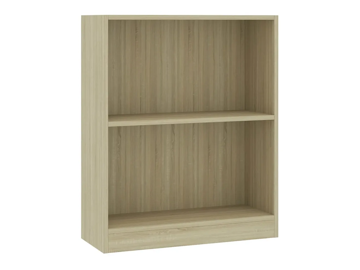 Biblioteca Estantería madera de ingeniería roble Sonoma 60x24x76 cm ES50397