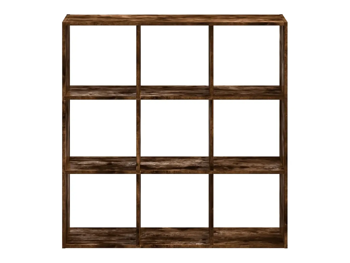 Biblioteca madera de ingeniería roble ahumado 102x32x102 cm ES241175