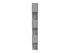 Blue Rapids Estantería/Biombo madera contrachapada gris Sonoma 80x24x192 cm