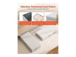 Bolsas de Almacenamiento SucceBuy para debajo de la Cama 2 Piezas de 48 L, Organizador de Zapatos para debajo de la Cama de 80,5x40,5x15,5 cm
