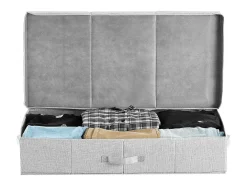 Bolsas de Almacenamiento SucceBuy para debajo de la Cama 2 Piezas de 48 L, Organizador de Zapatos para debajo de la Cama de 80,5x40,5x15,5 cm