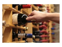 Botellero de pino macizo para 36 botellas