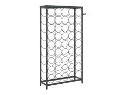 Botellero para 45 botellas hierro forjado negro 54x18x100 cm ES645414