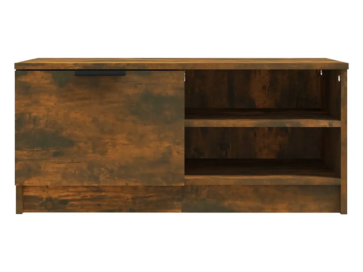 Bryvra Muebles para TV 2 uds contrachapado roble ahumado 80x35x36,5 cm