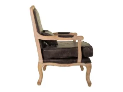 Butaca De Madera Tapizada