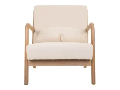 Butaca De Madera Tapizada