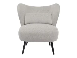 Butaca Elle respaldo circular gris 76x73,5x78 cm Adec