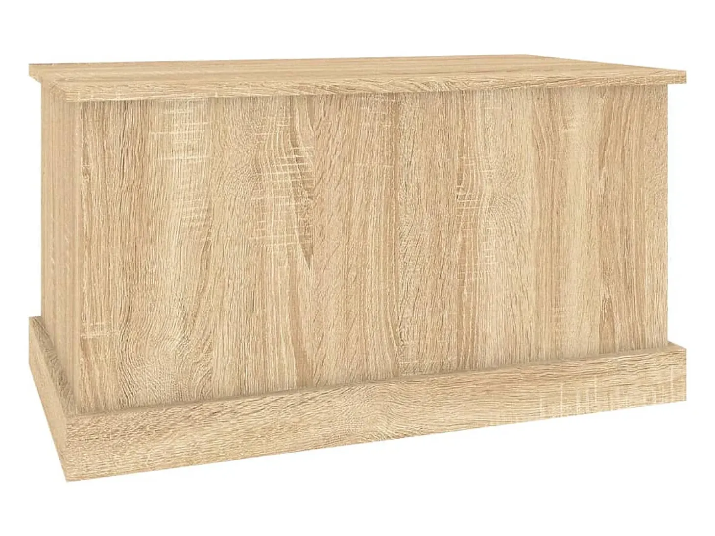 Caja de almacenaje roble Sonoma 70x40x38 cm madera de ingeniería