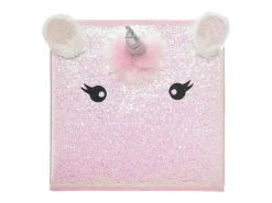 Caja de almacenamiento cartón rosa 31x29x29cm