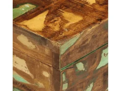 Caja de almacenamiento madera maciza reciclada