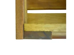 Caja de manzanas de jardín para plantar de madera de acacia