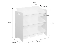 Caja infantil para juguetes natural