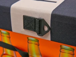Cajas de almacenamiento Fabo, bolsa refrigeradora, taburete, con tapa, negro, blanco, naranja.