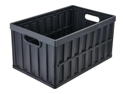 Cajas de Almacenamiento SucceBuy Plegables SucceBuy 65 L, Lote de 3 con Tapas, Apilables y Plegables