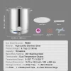 Caldera de Elaboración de Cerveza SucceBuy de Acero Inoxidable 60.6L, Fondo Triple, Olla de Elaboración de Cerveza, Suministros de Elaboración de Cerveza Casera