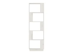 Caledonia Estantería/divisor de espacios madera pino blanco 51x25x163,5cm