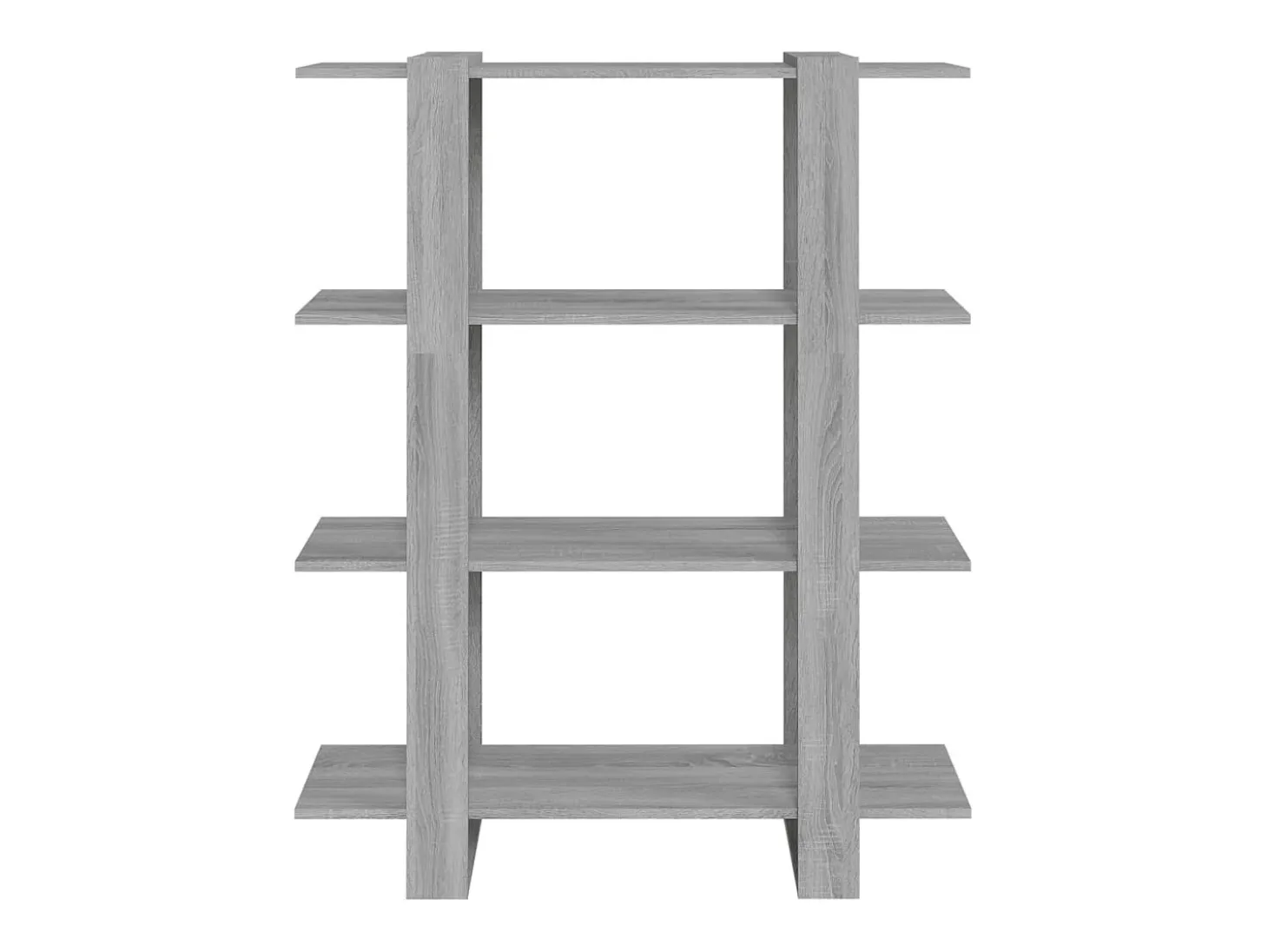 Celin Estantería/divisor de espacios gris Sonoma 100x30x123,5 cm
