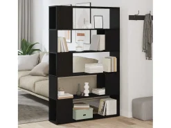 Centro de entretenimiento Negro 100 x 24 x 155 cm