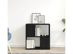 Centro de entretenimiento Negro 60 x 24 x 63 cm