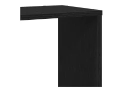 Centro de entretenimiento Negro 100 x 24 x 124 cm