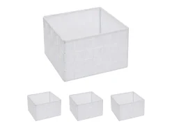 Cesta de almacenaje MCW-C37 (juego de 4), blanco