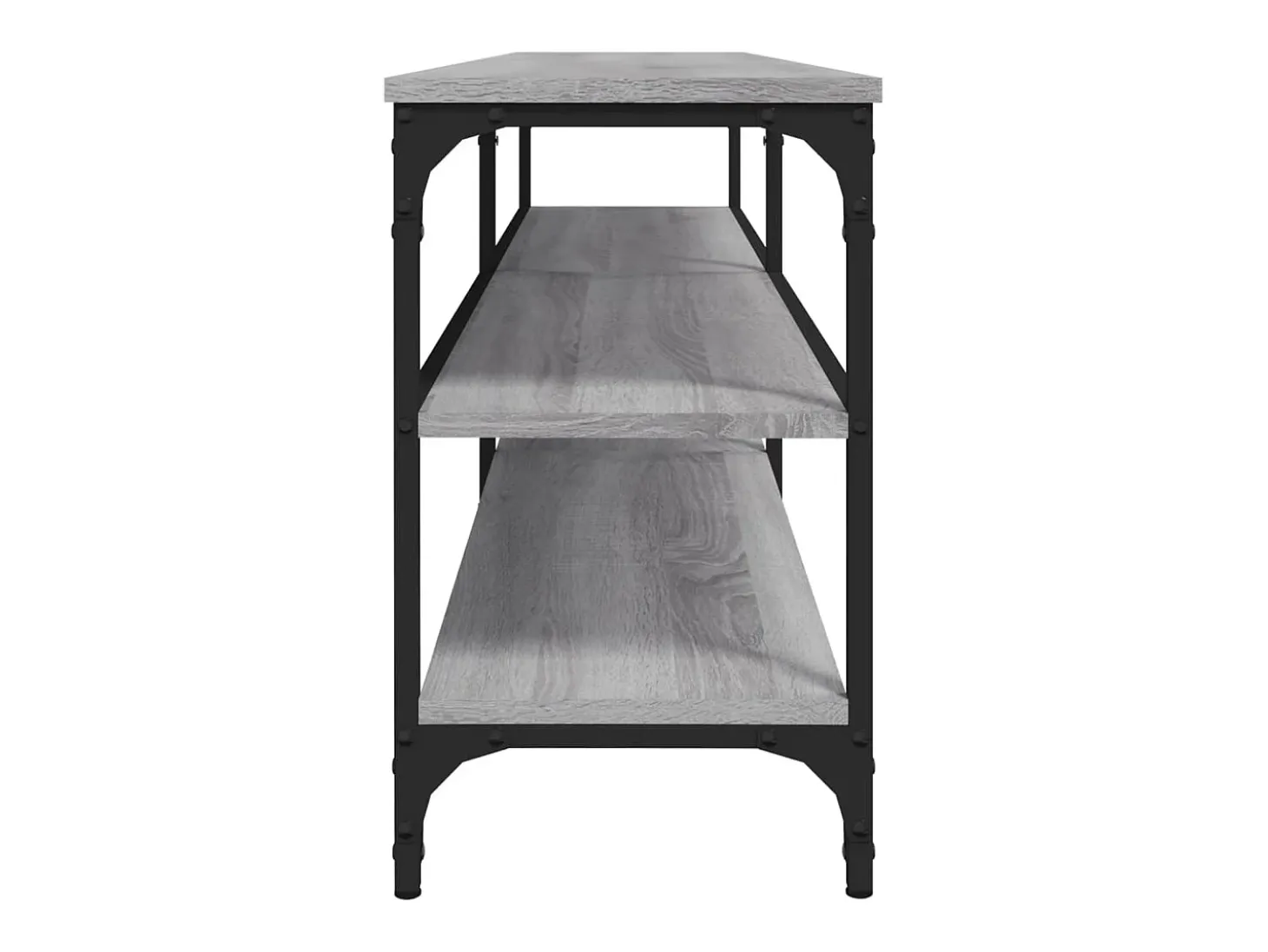 Chiloquin Mueble de TV madera contrachapada gris Sonoma 160x30x50 cm