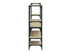 Cilyra Mueble de TV madera de ingeniería roble Sonoma 206,5x28,5x95 cm