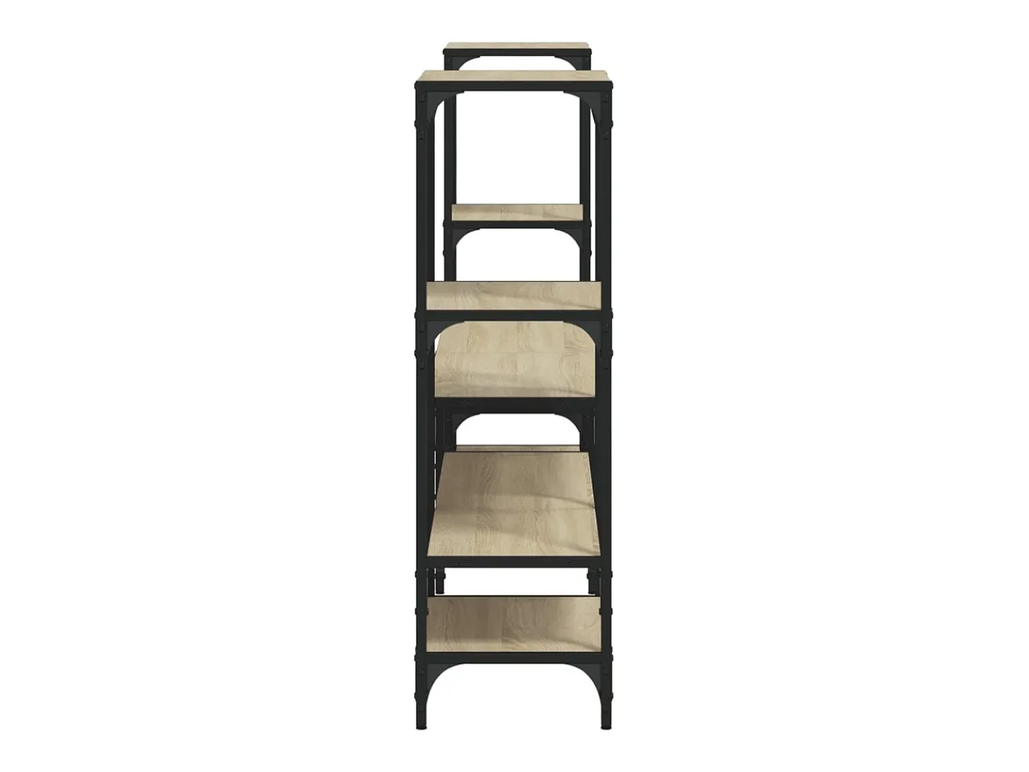 Cilyra Mueble de TV madera de ingeniería roble Sonoma 206,5x28,5x95 cm