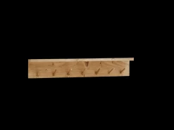 Colgador de pared de madera maciza en tono nogal de 61x9,5cm - KATE - DECOWOOD