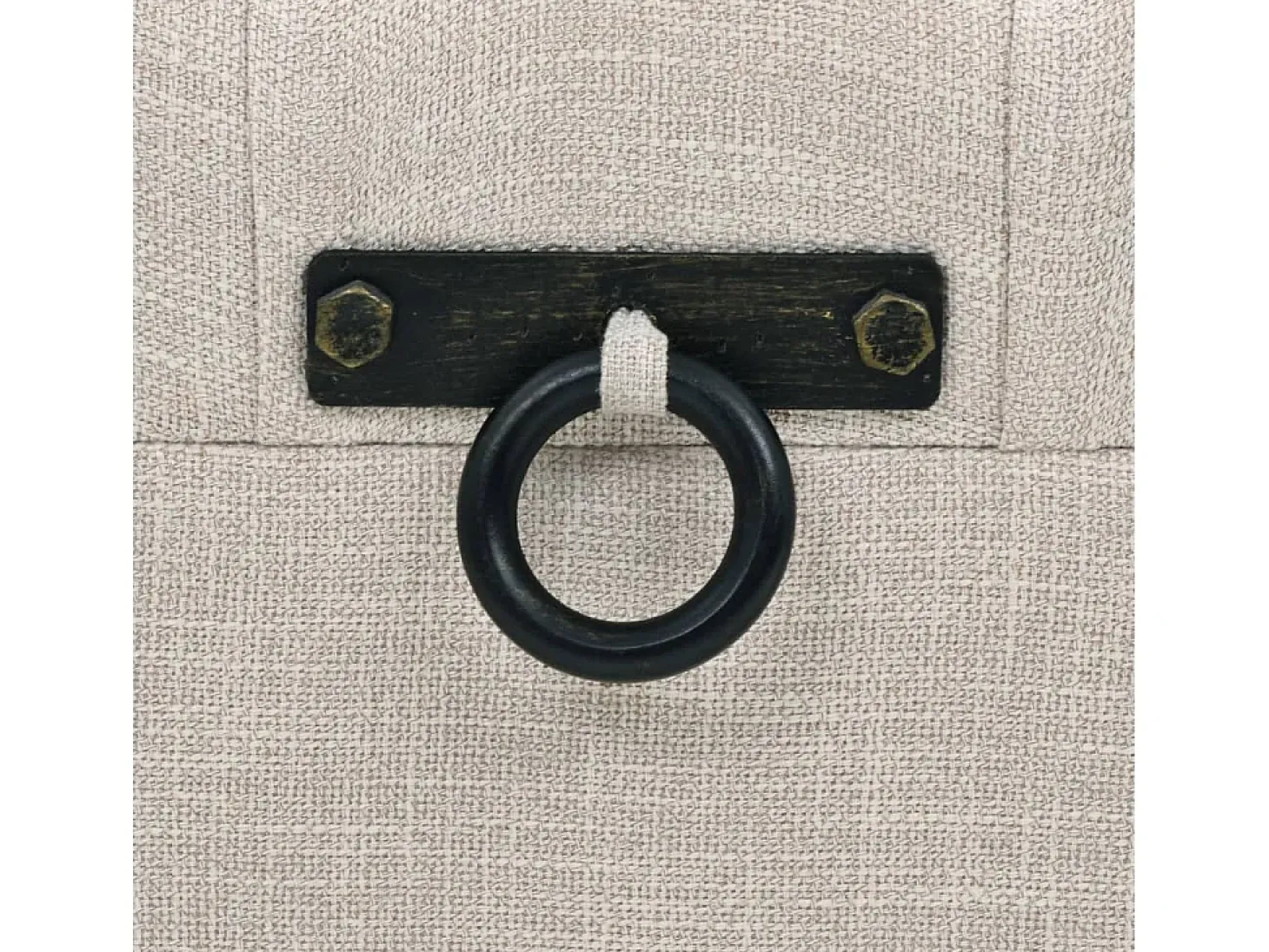 Conjunto de banco de almacenamiento de 3 piezas, madera maciza y acero