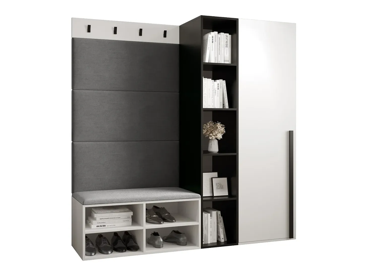 Conjunto de guardarropa Miro 1 184/164/42 (Blanco/Manila 16)