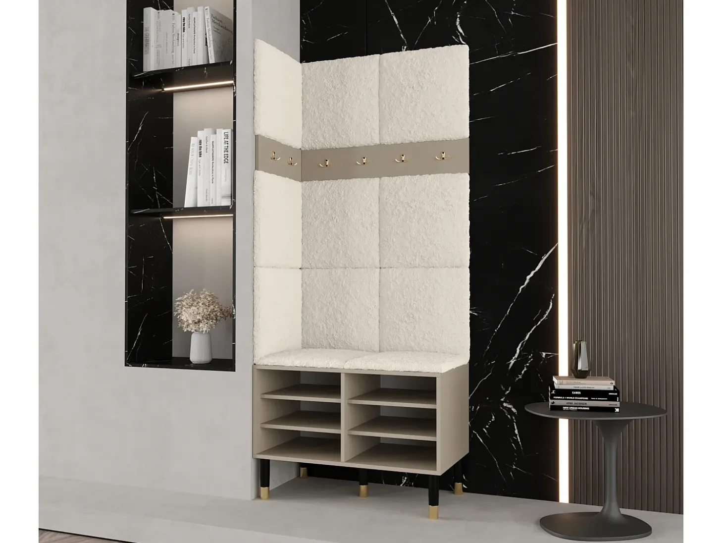 Conjunto de guardarropa Palermo 11 200/84/46 (Kashmir/Poso 60)