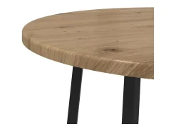 Conjunto de mesas auxiliares 2 piezas Roble Artisan y Negro