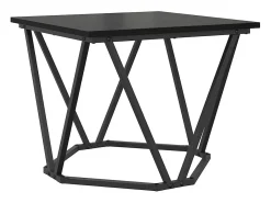 Conjunto de mesas auxiliares 2 piezas Roble negro 50 x 50 x 40 cm