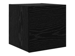 Conjunto de mueble de TV de 9 piezas Roble negro 100 x 30 x 30,5 cm