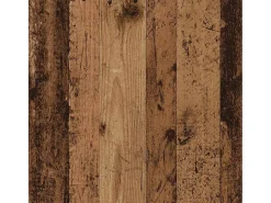 Conjunto de mueble de TV de pared de 5 piezas, madera vieja, madera de ingeniería