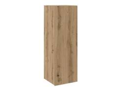 Conjunto de mueble de TV de 7 piezas, roble hecho a mano, 180 x 30 x 120 cm