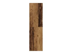 Conjunto de mueble de TV de pared de 5 piezas, madera vieja, madera de ingeniería