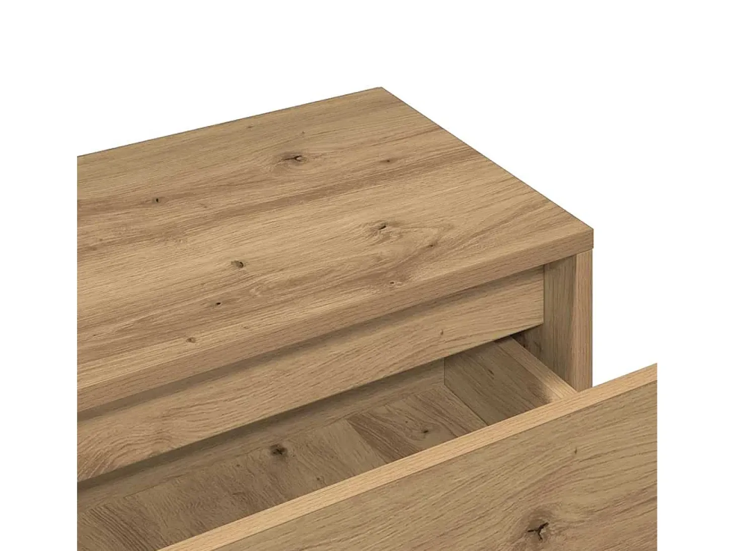 Conjunto de muebles de recibidor de madera de ingeniería de roble hecho a mano