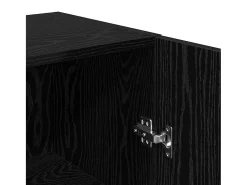 Conjunto de Muebles para Televisión 4 pcs Roble negro