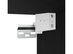 Conjunto de Muebles para Televisión 4 pcs Roble negro