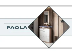 Conjunto recibidor para Entrada Pasillo en Blanco y Sonoma con LED 105x24x89cm Paola