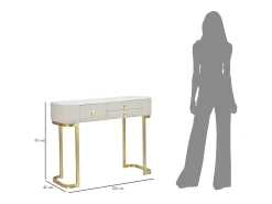 Consola 3 Cajones Beauty Cm 100X40X80