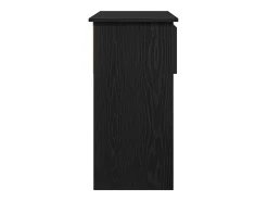 Consola con cajones negra 85,5x38,5x74,5 cm