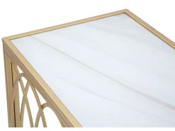 Consola de arco similmármol cm 160x40x79
