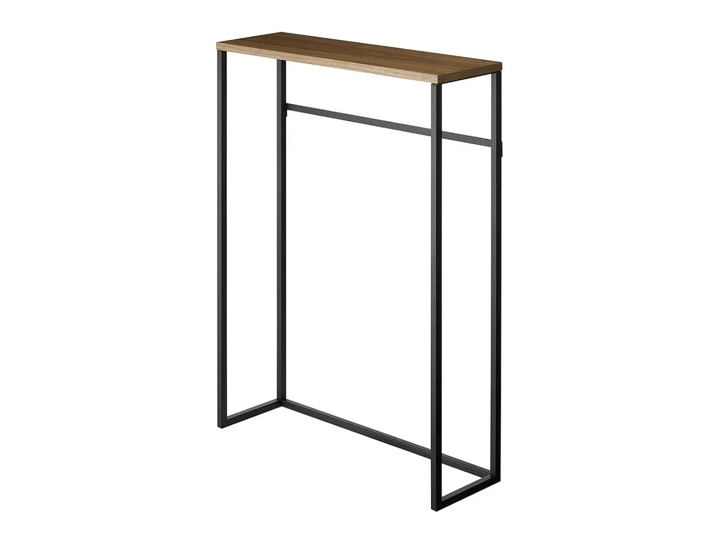 Consola de entrada de madera y metal Torre